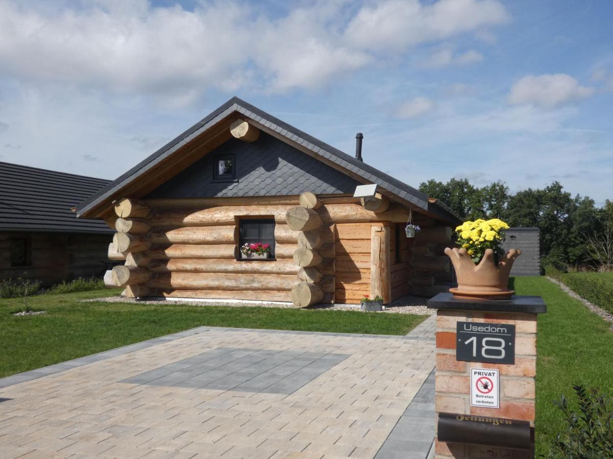 Naturstammhaus Tollensesee Groß Nemerow Eksteriør billede